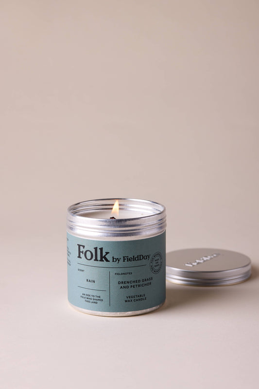 FieldDay - Folk Tin Candle, Rain