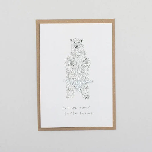Katie Housley - Hand Finished Card, Put Your Party Pants On