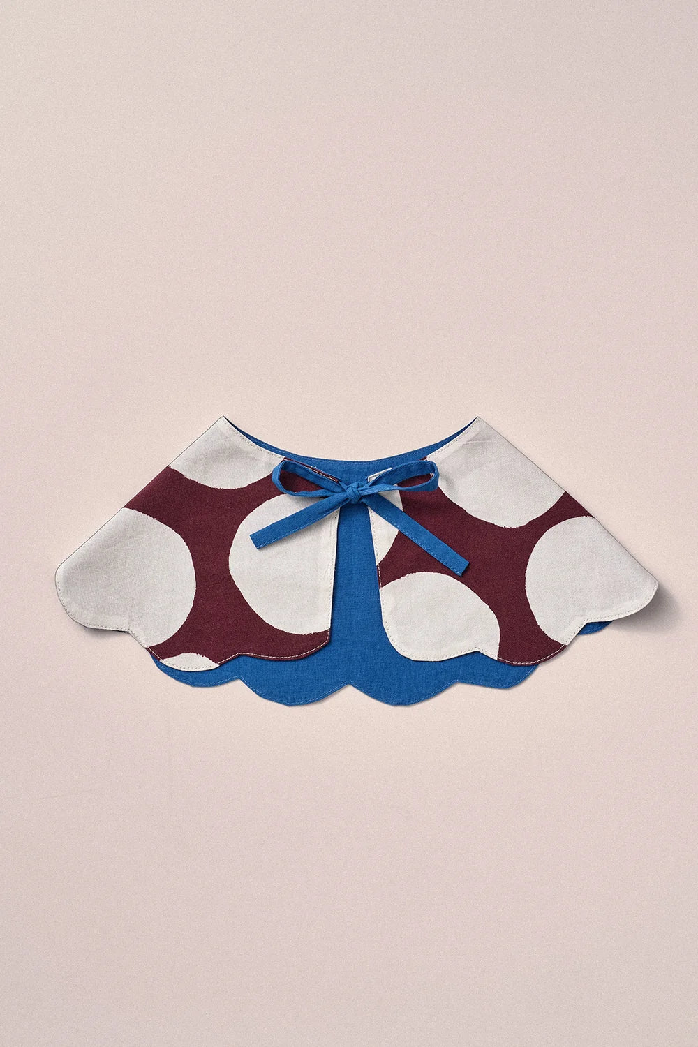 Damson Madder - Novelty Collar, Large Spot