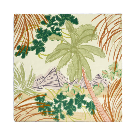 Lost Pattern NYC - Little Dix Bay Large Silk Scarf