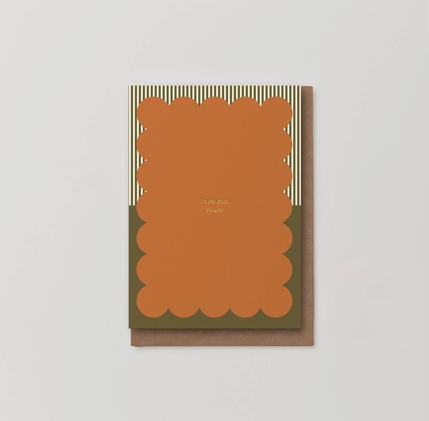 Kinshipped - Love You Mum Mother's Day Foiled Greeting Card