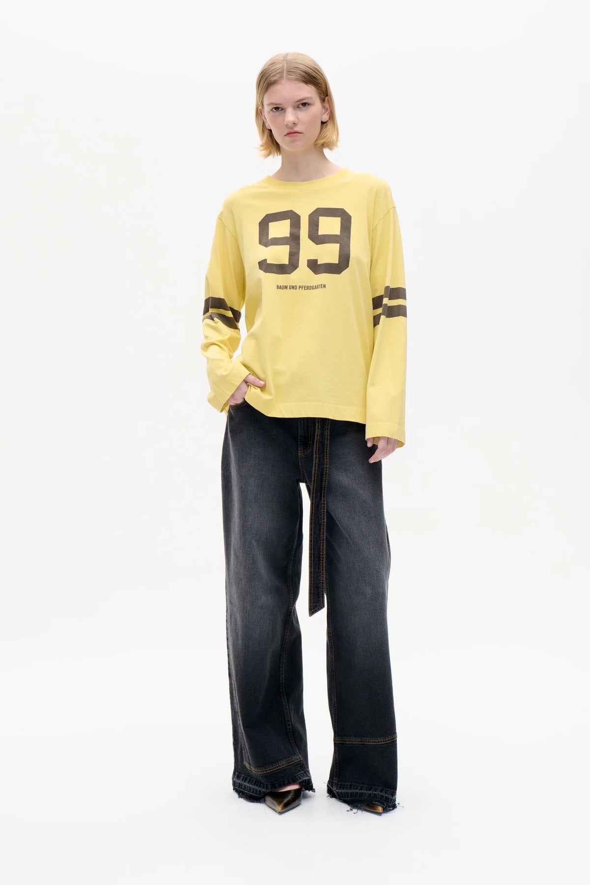 Baum und Pferdgarten - Jeevona T-Shirt, Raffia Yellow