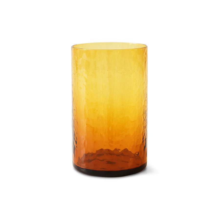 HKLIVING - Tube High Glass, Amber