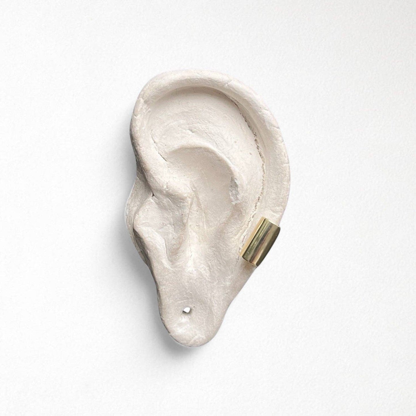 Gold Earlobe Cuff Earring (One Piece)