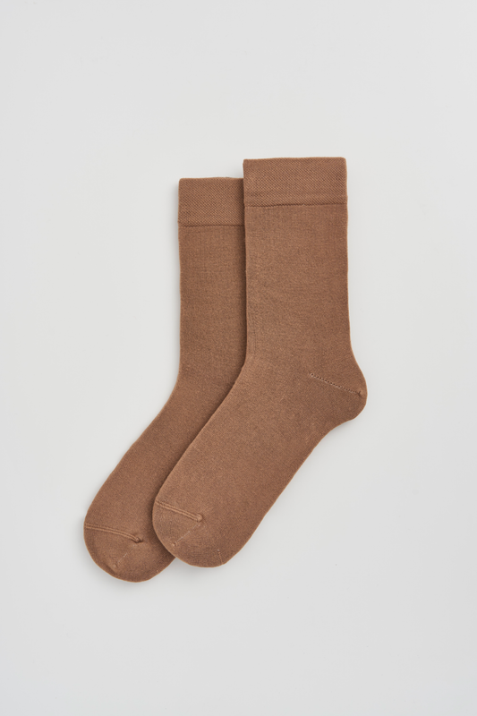 Pairs - Biscuit Beige Bamboo Socks