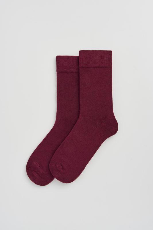 Pairs - Dark Plum Bamboo Socks