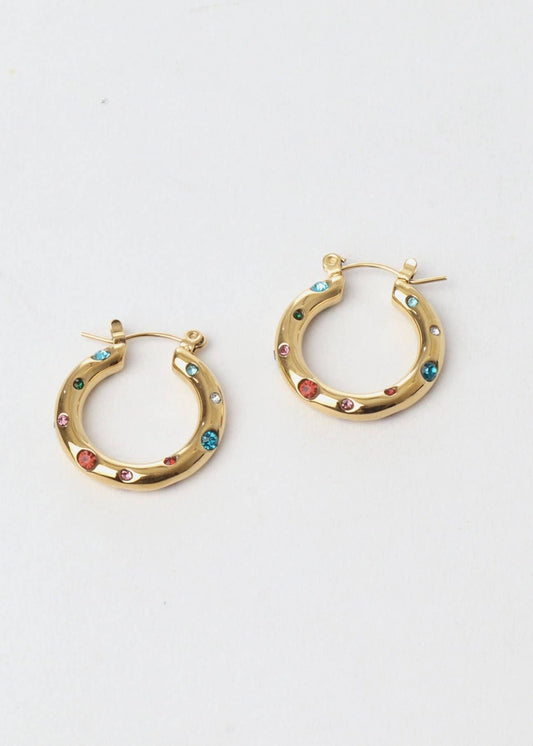 About November - Jae Rainbow Hoop, Gold