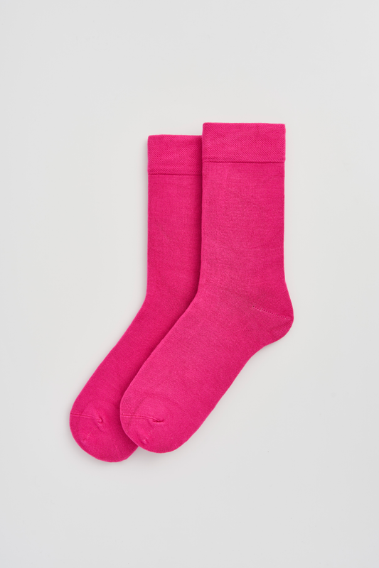PAIRS Socks - Dahlia Pink Bamboo Socks
