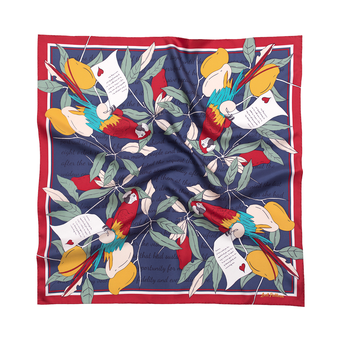 Lost Pattern NYC - El Amor Silk Bandana