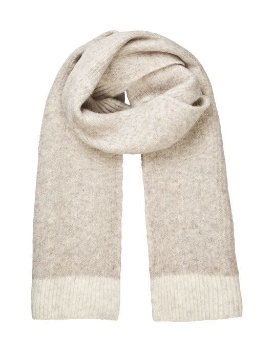 MbyM - Hevelyn Scarf, Light Grey Stripe