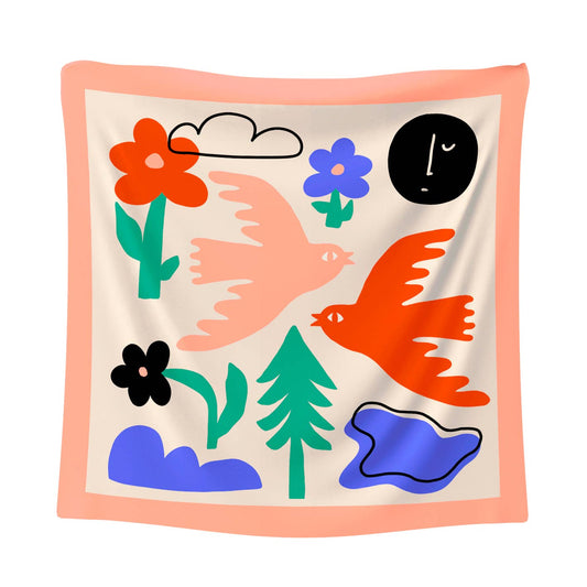 Studio Arde - Maxi scarf, Forest Day
