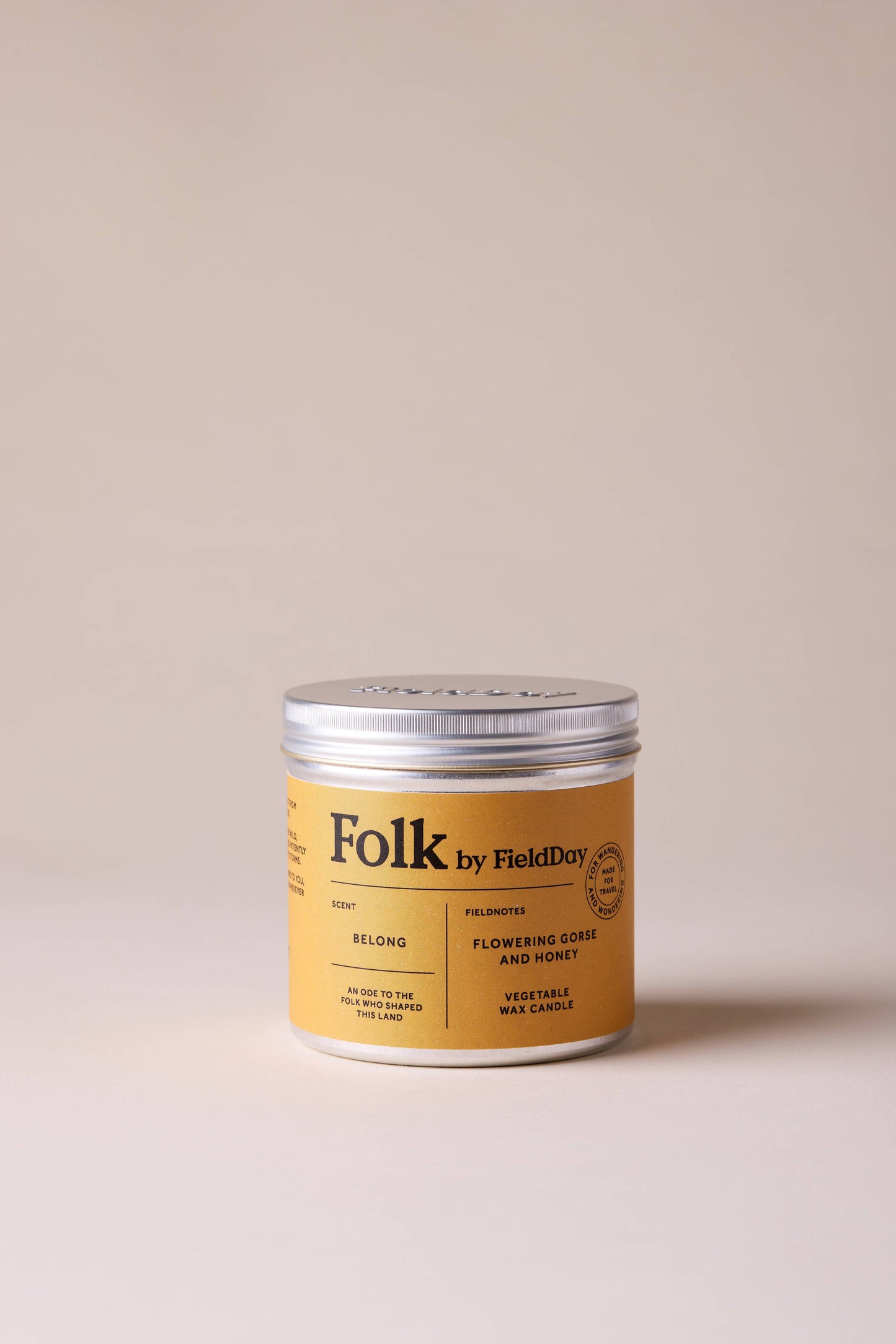 FieldDay - Folk Tin Candle, Belong