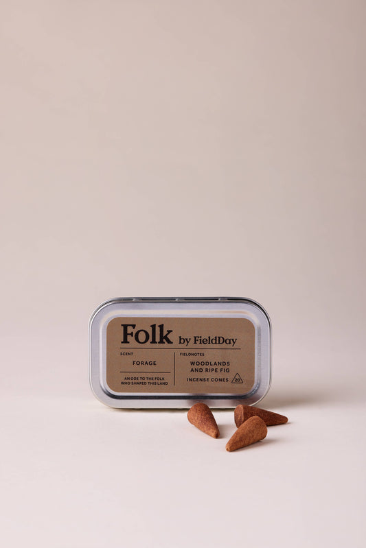 FieldDay - Folk Tin of Incense Cones, Forage