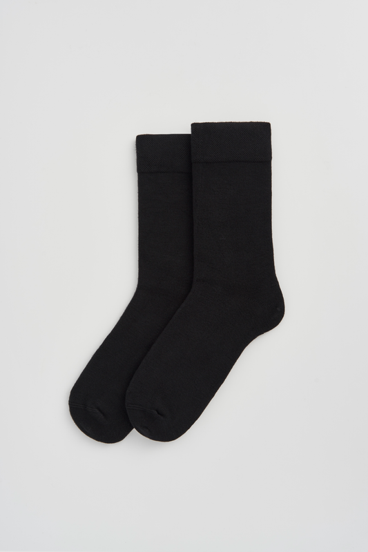 Pairs - True Black Bamboo Socks