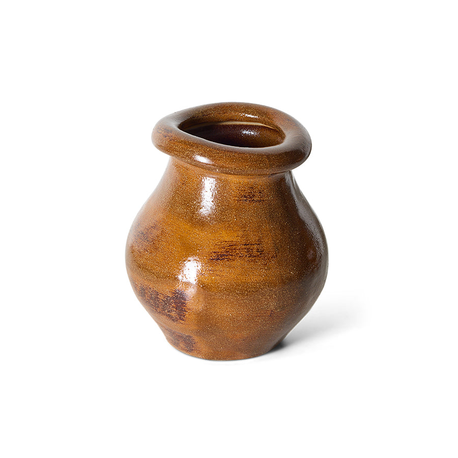 HKLIVING - Robust Medium Vase, Burnt Umber