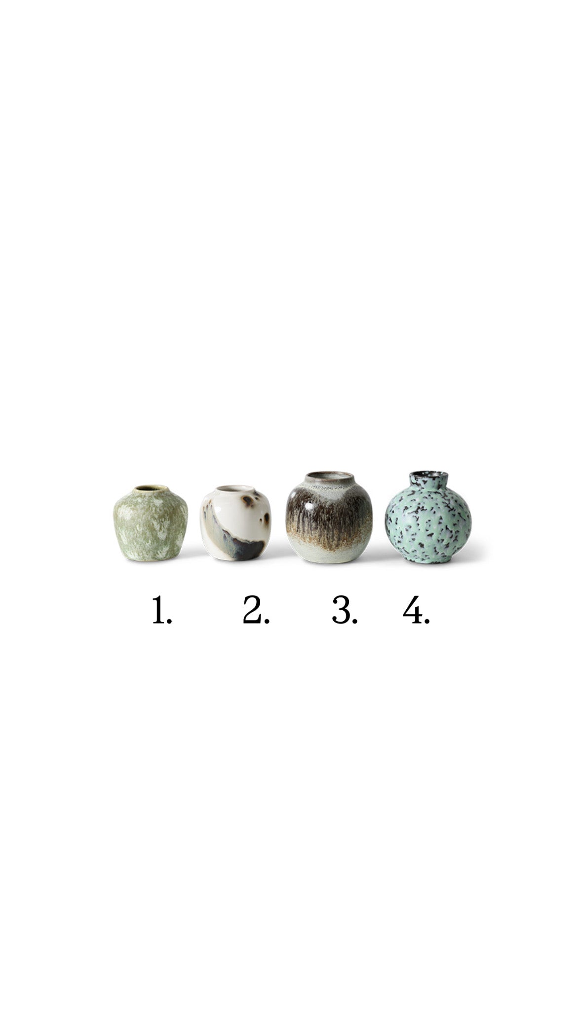 HKLIVING - 70s ceramics: Small vase, Canyon (single)