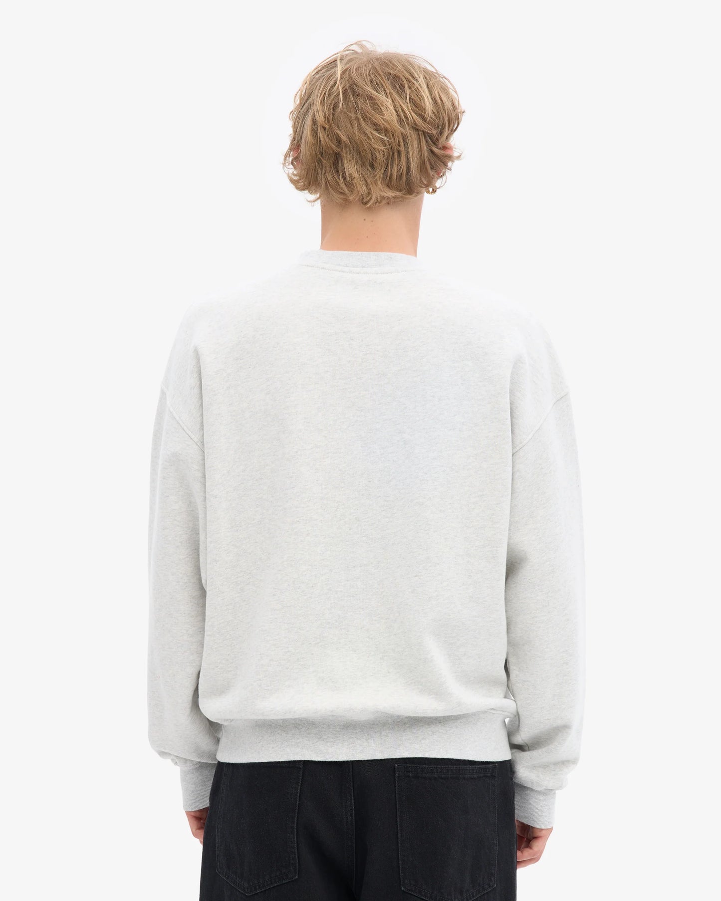 Colourful Standard - Oversized Organic Crew, Snow Melange