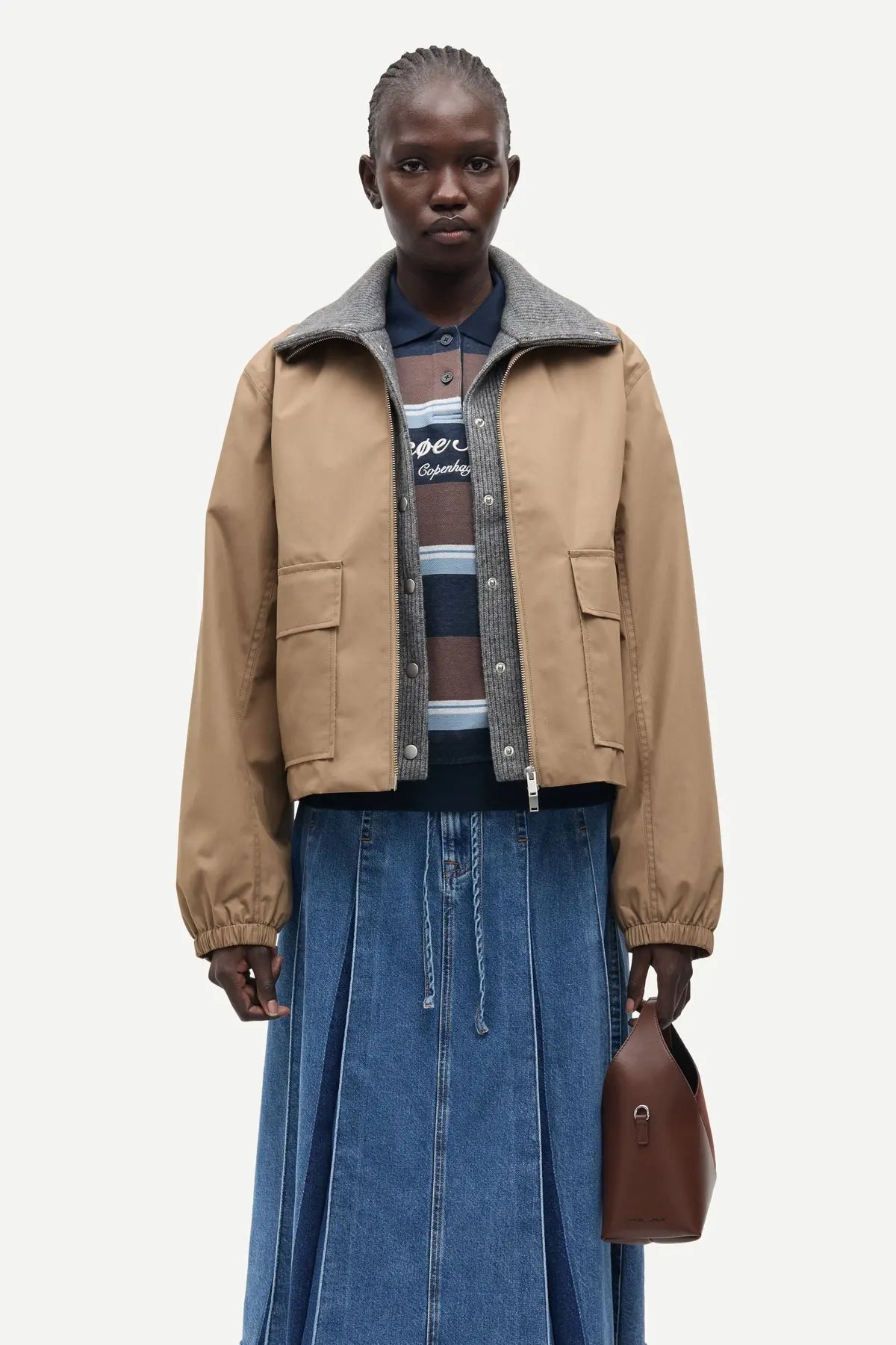 Samsøe Samsøe - Sabianco Jacket, Lead Gray