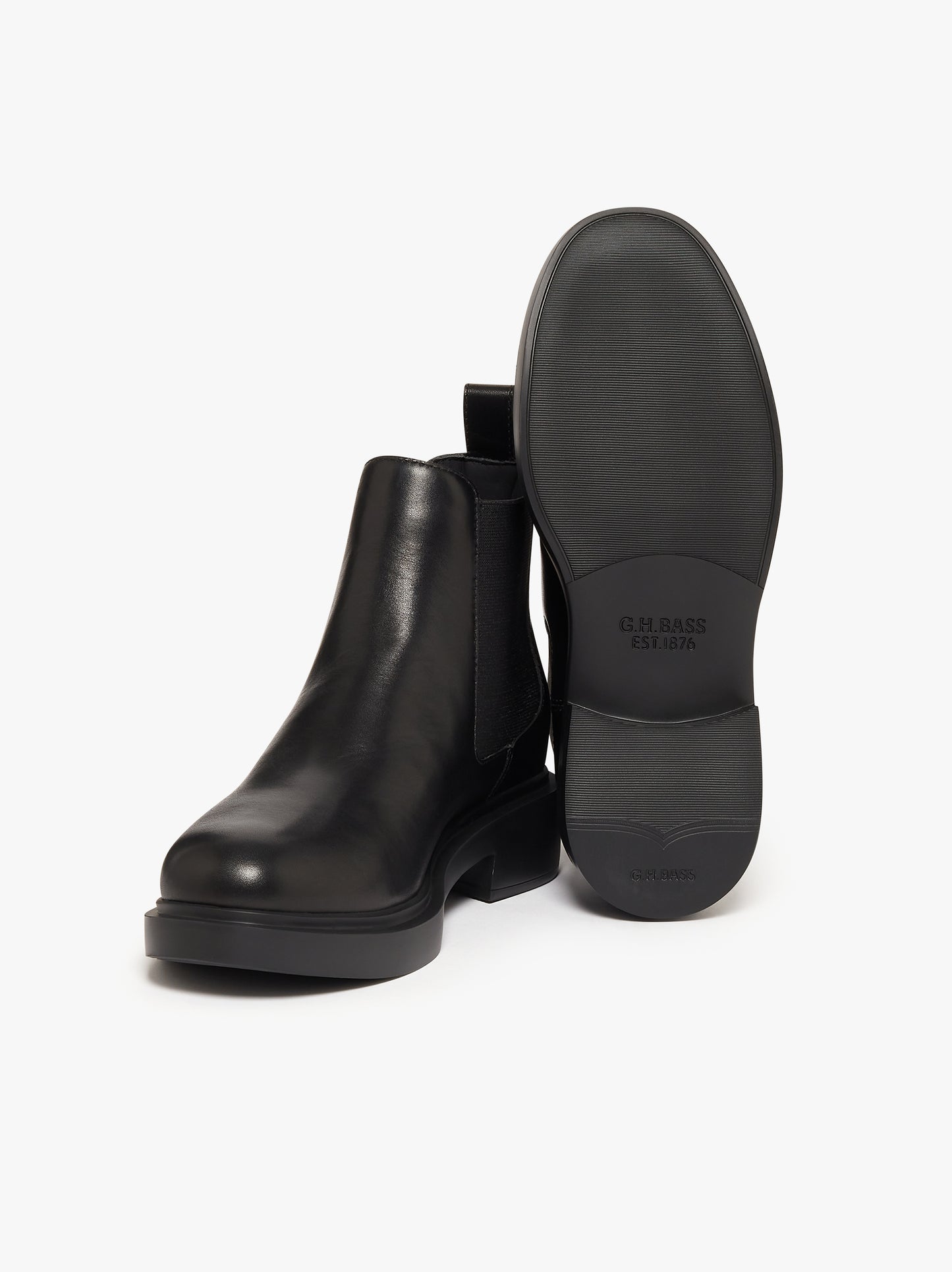 G.H. Bass - Albany II Boot, Black Leather