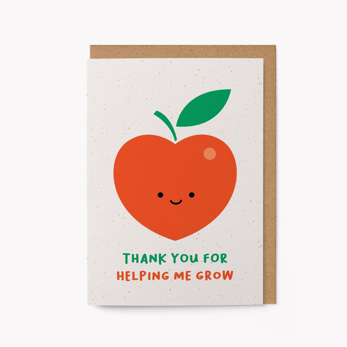 Graphic Factory - Thank you for helping me grow - Teacher Card