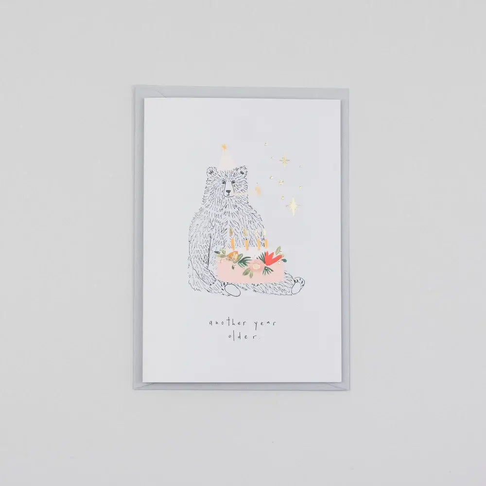 Katie Housley - Hand Finished Card, Another Year Older