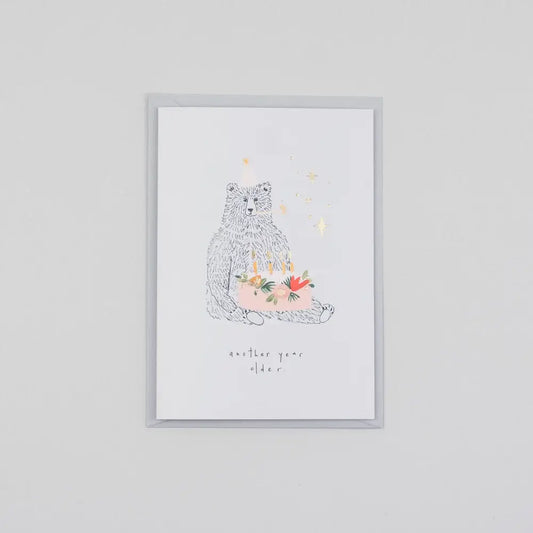 Katie Housley - Hand Finished Card, Another Year Older