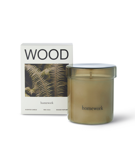 Homework - Wood Candle, 180g