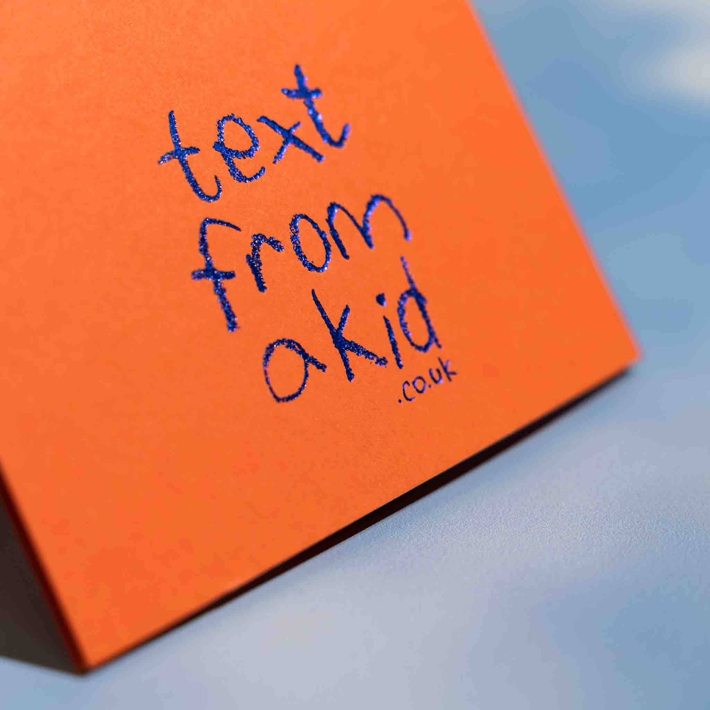 Text from a Friend, Hand Foiled Card - From Me To You