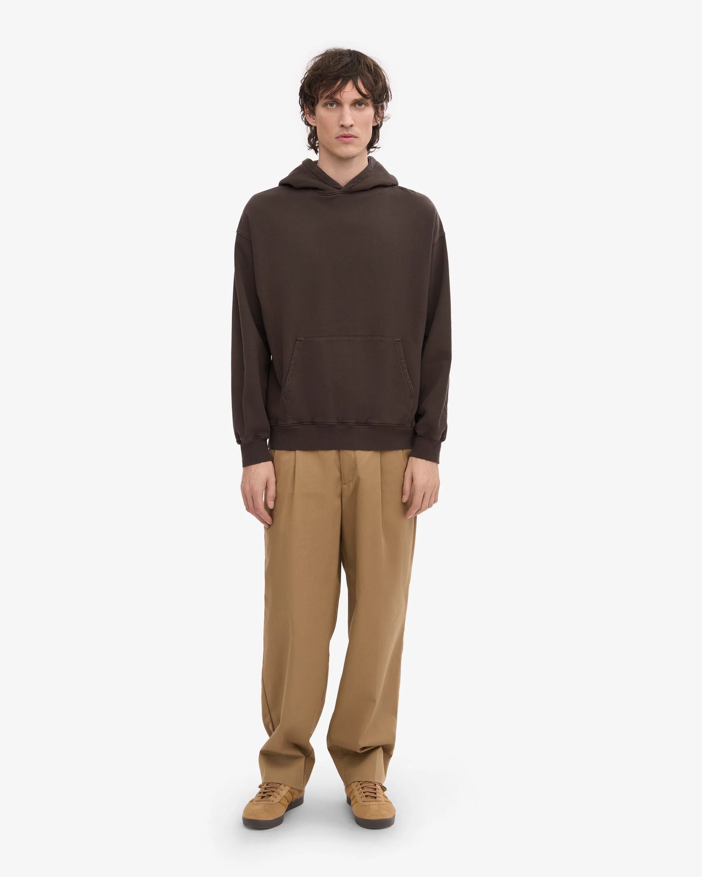 Colourful Standard - Oversized Organic Hoodie, Coffee Brown