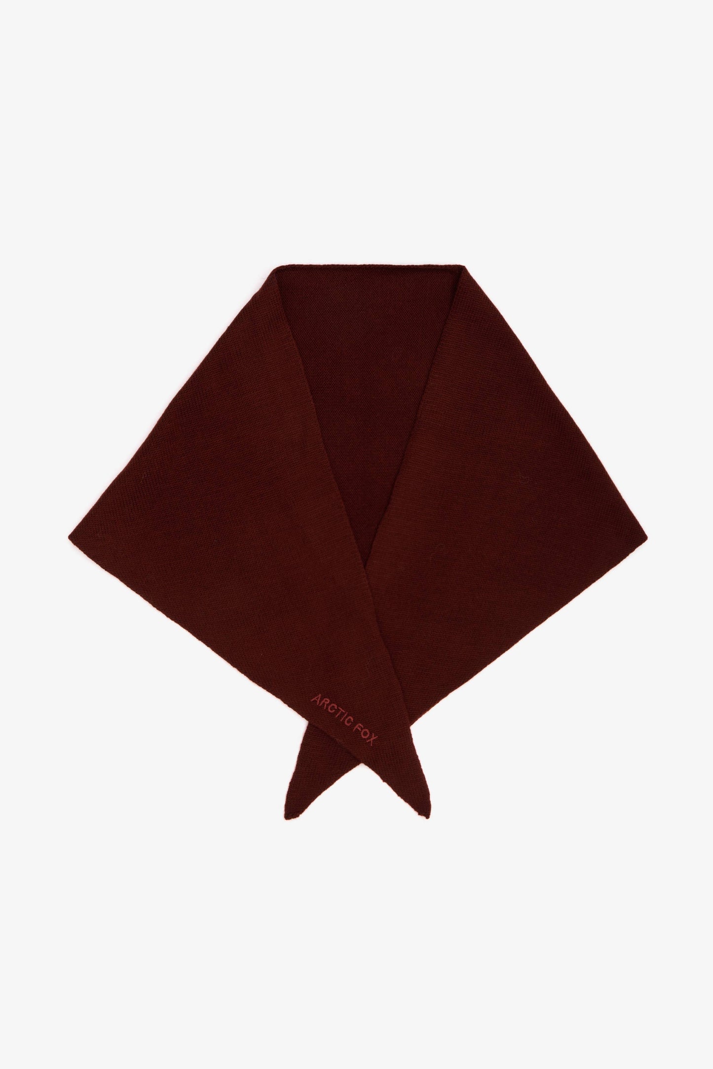 Arctic Fox & Co - Merino Wool Triangle Scarf, Dark Walnut Brown