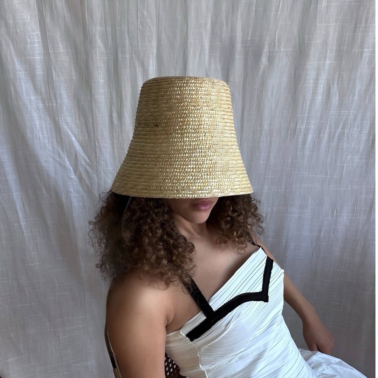 London Atelier - Raffia Lamp Bucket Hat