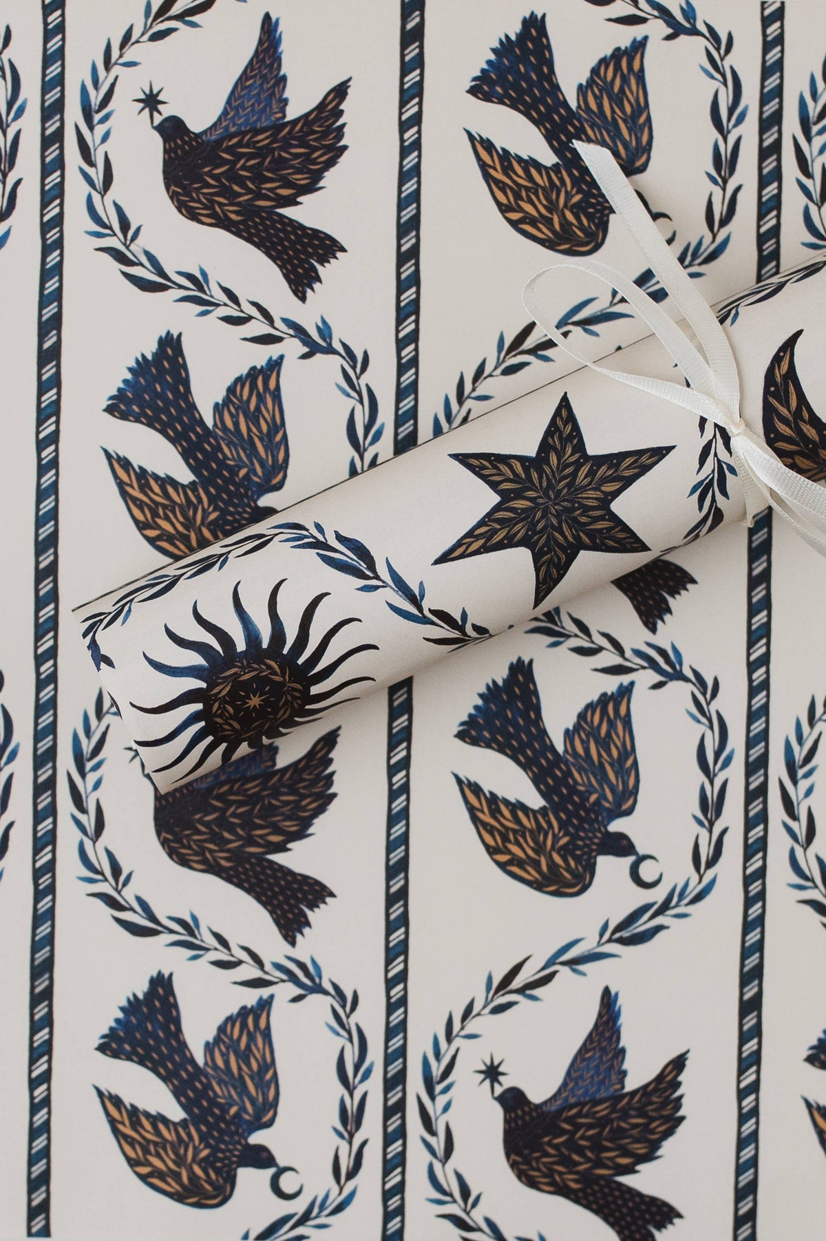 Katie Housley - Christmas Gift Wrap, Dove Stars