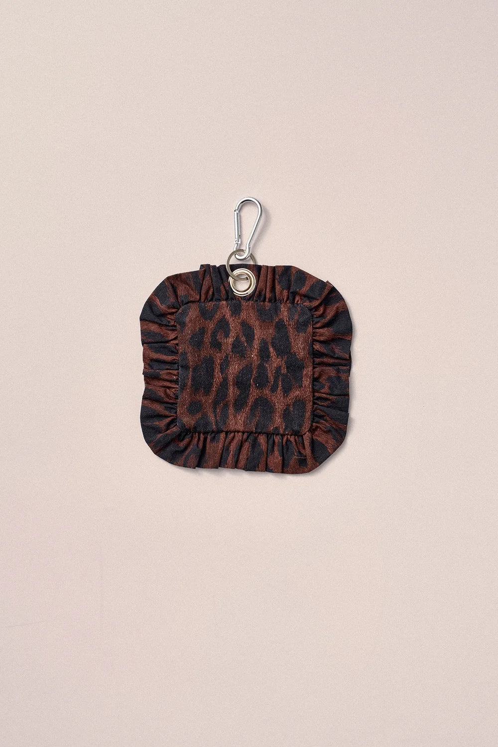 Damson Madder - Poo Bag Holder, Dark Leopard