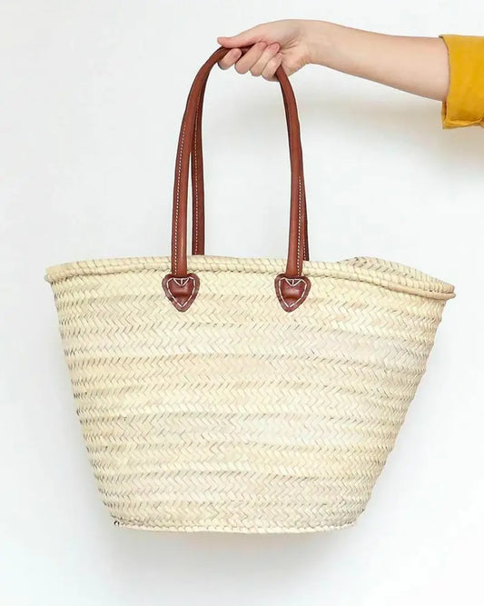 Marrakesh Living - Handmade Straw Bag -  French Market Basket