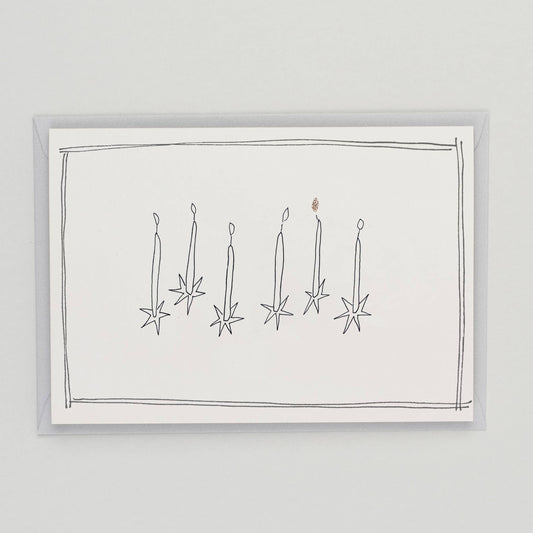 Katie Housley - Hand Finished Card, Birthday Candles