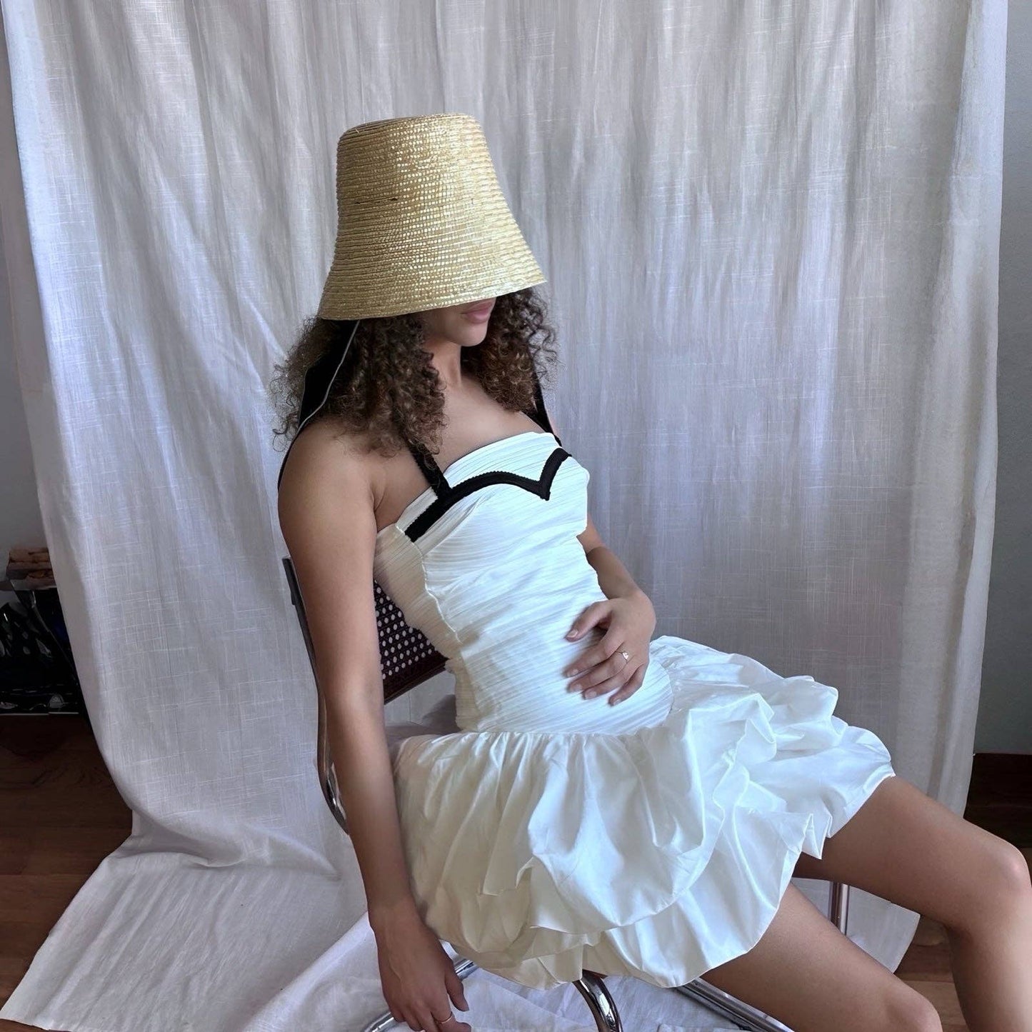 London Atelier - Raffia Lamp Bucket Hat