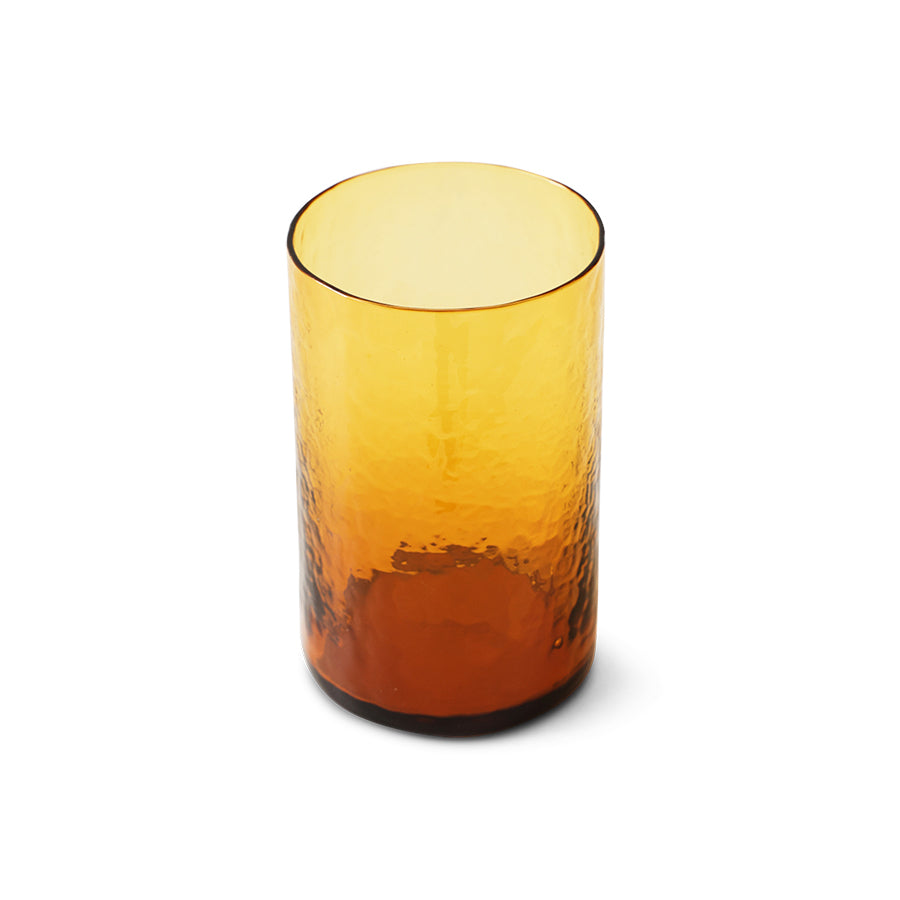 HKLIVING - Tube High Glass, Amber