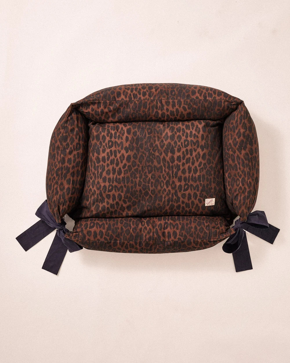 Damson Madder - Dog Bed, Dark Leopard