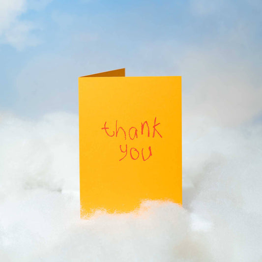 Text from a Friend, Hand Foiled Card - Thank You