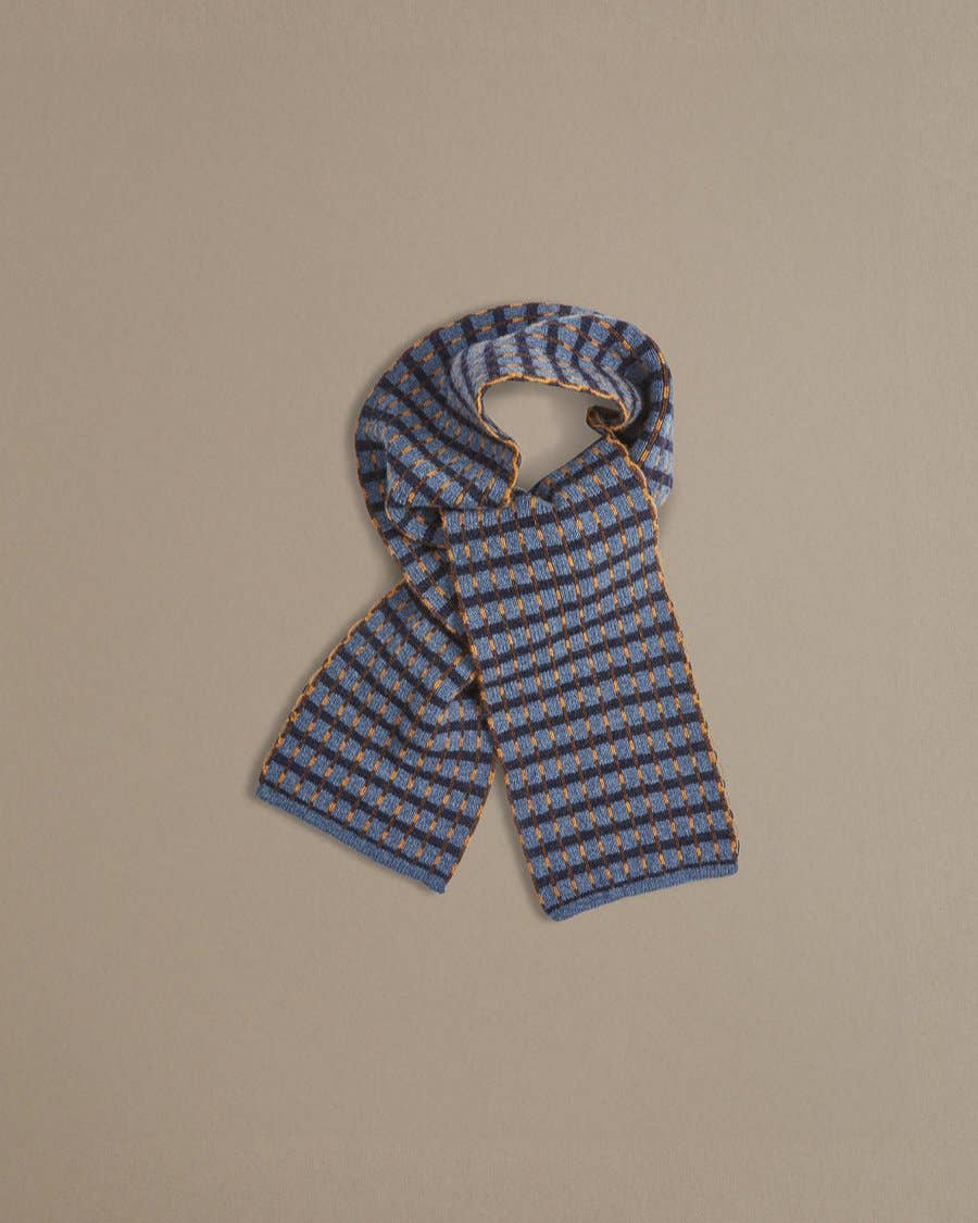 Rove Knitwear - Boro Scarf, Blue