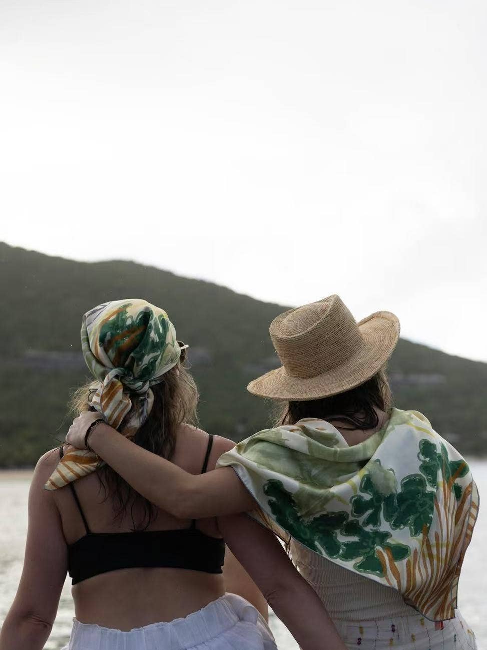 Lost Pattern NYC - Little Dix Bay Large Silk Scarf