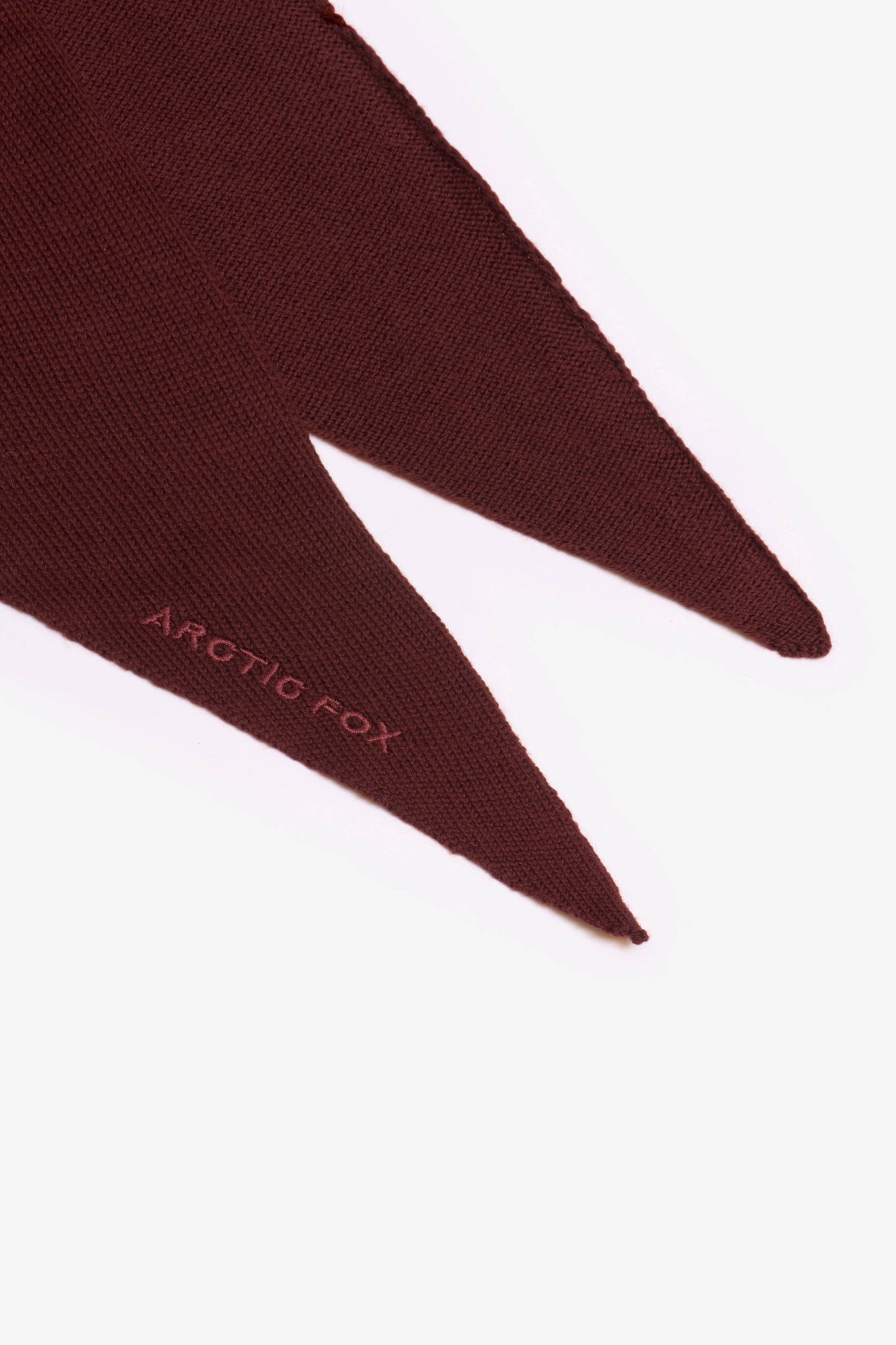 Arctic Fox & Co - Merino Wool Triangle Scarf, Dark Walnut Brown