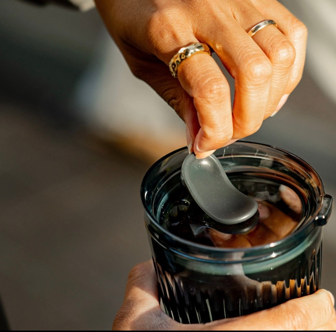 HuskeeCup Renew 8oz Cup with lid - Smoke