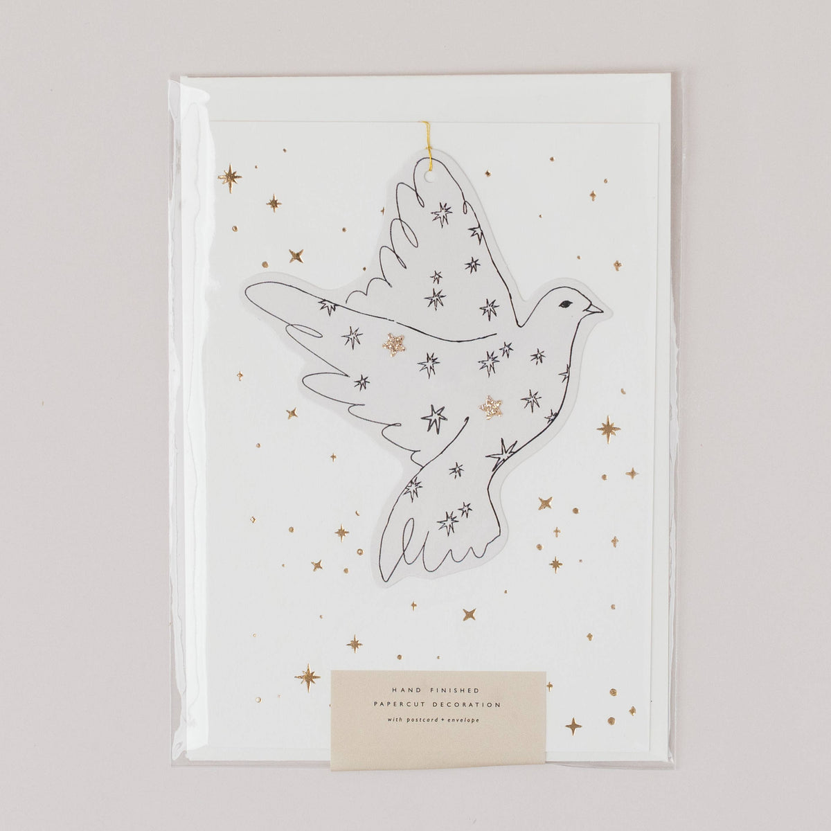 Katie Housley - Christmas Decoration Card, Dove