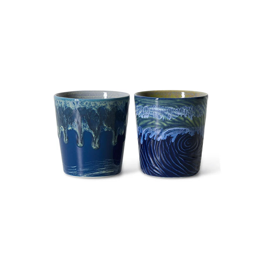 HKLIVING - 70s ceramics: Van Gogh Coffee Mugs, Starry Night