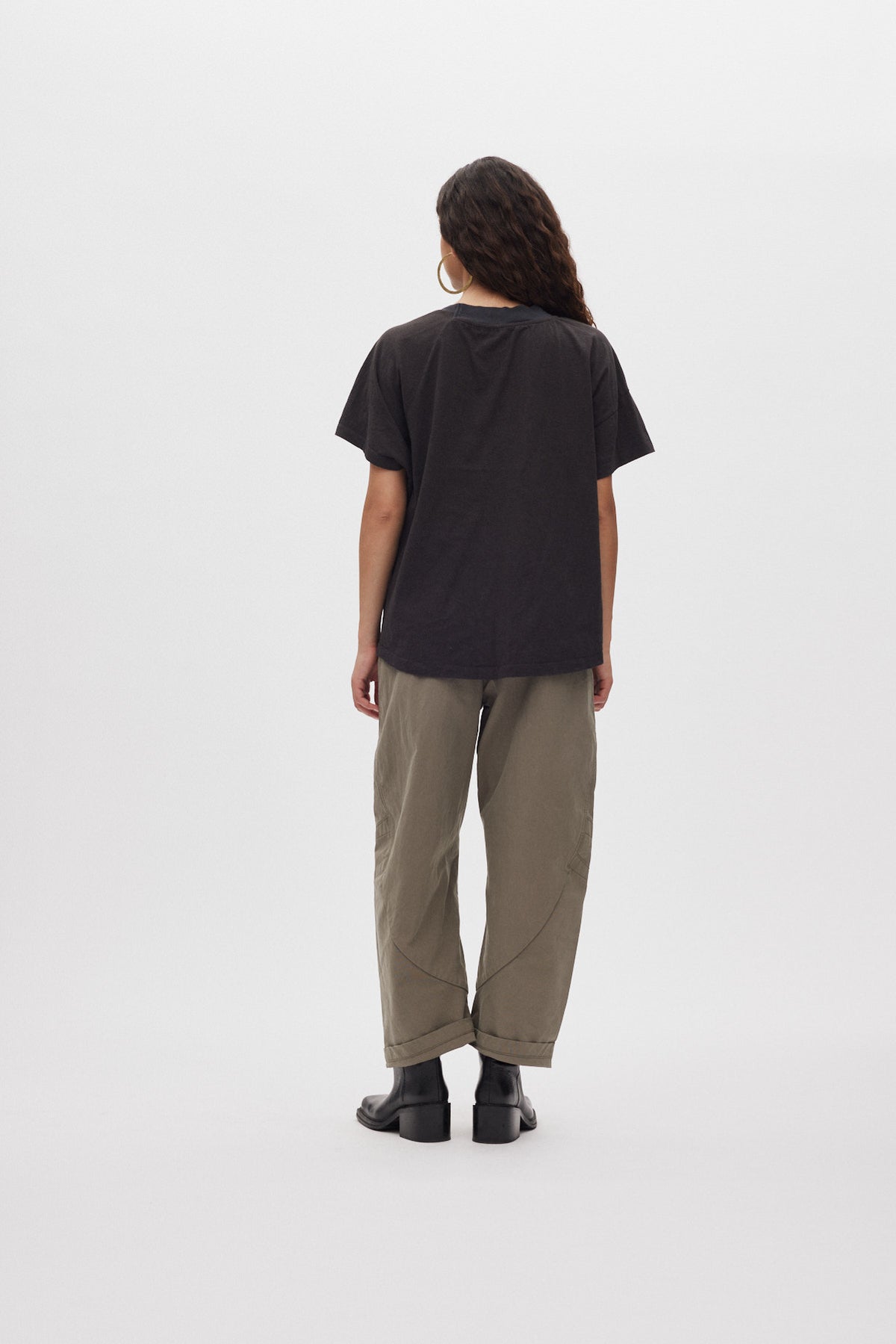 Rabens Saloner - October Utility Shaped Pants, Asphalt