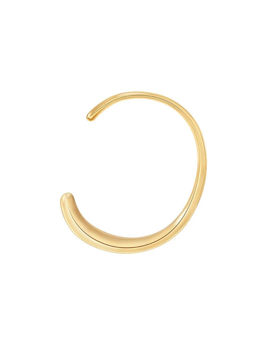 Nordic Muse -  Gold Bold Fluid Cuff Bangle