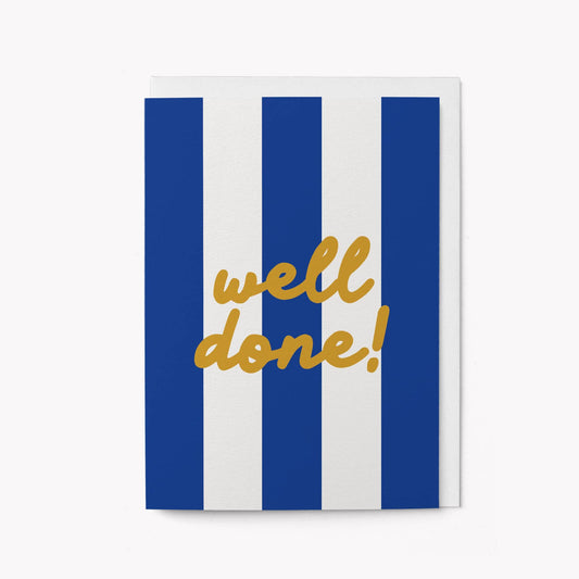 Graphic Factory - Well done! - Congratulations card