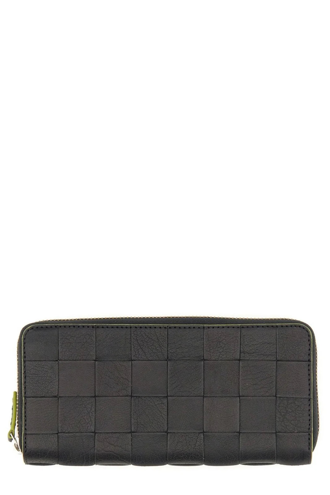 Dragon Diffusion - Check Zip Around Wallet, Black