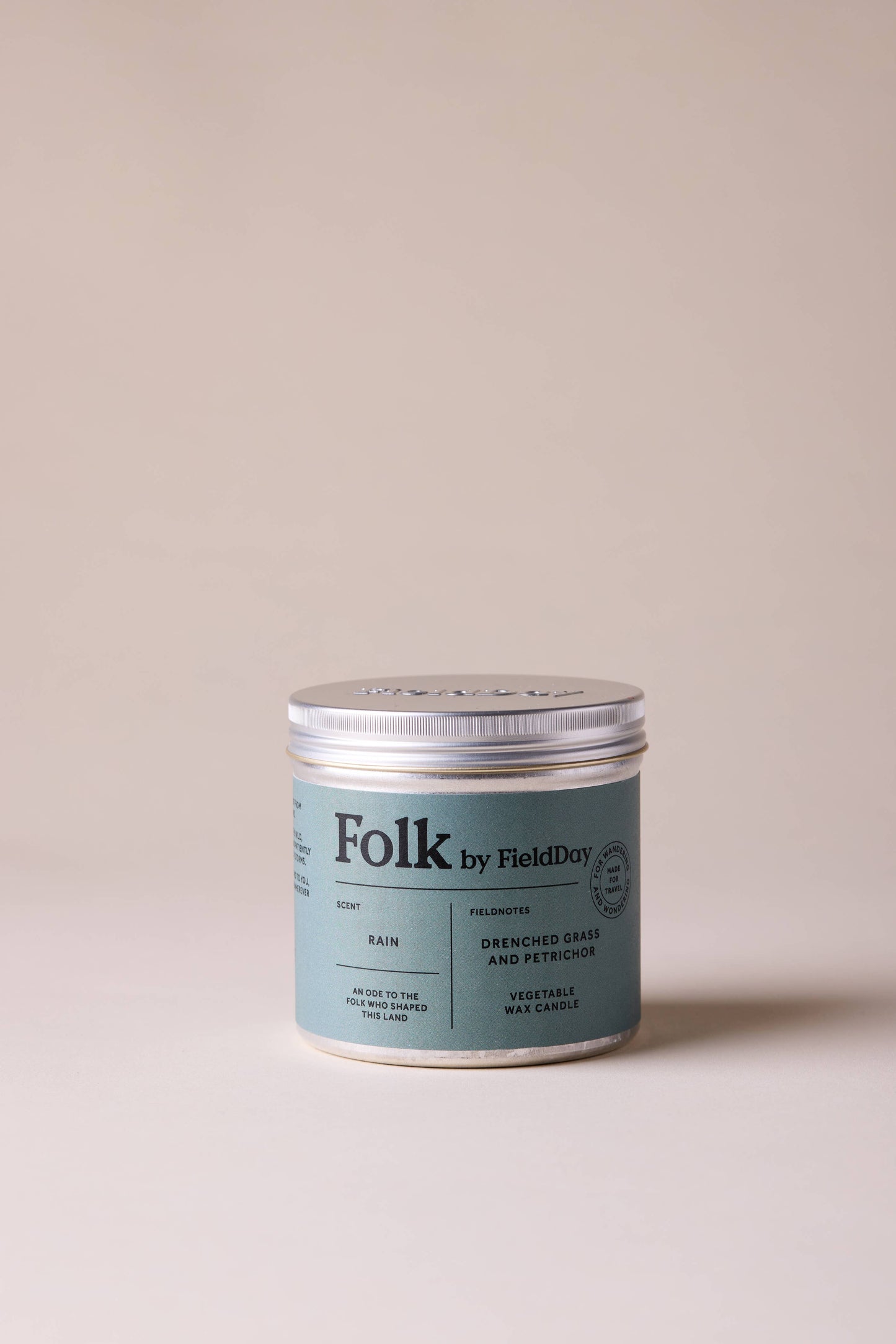 FieldDay - Folk Tin Candle, Rain